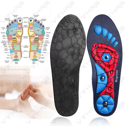 Magnetic Insoles for Foot Massage Orthopedic Acupressures Unisex EVA Pads Foot Health Slim Legs Arch Support Foot Insole Therapy