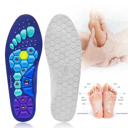 Magnetic Insoles for Foot Massage Orthopedic Acupressures Unisex EVA Pads Foot Health Slim Legs Arch Support Foot Insole Therapy