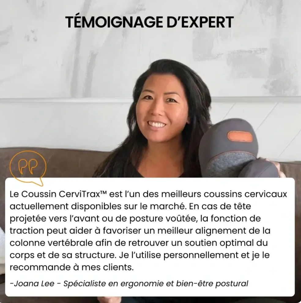 Vélaria | Coussin CerviTrax Masseur à traction cervicale