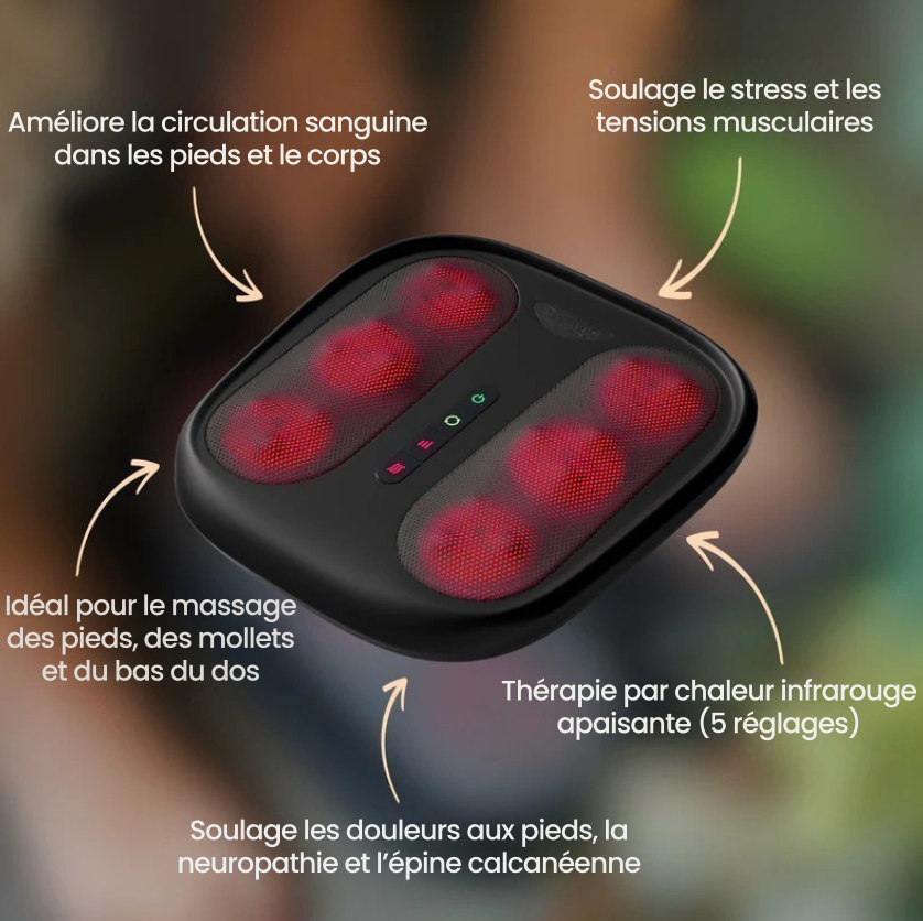 Vélaria | Relux Pro dispositif de relaxation et stimulation des pieds