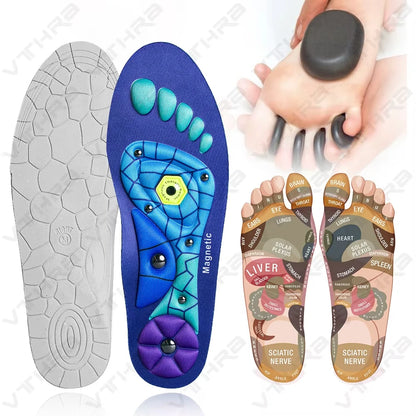 Magnetic Insoles for Foot Massage Orthopedic Acupressures Unisex EVA Pads Foot Health Slim Legs Arch Support Foot Insole Therapy